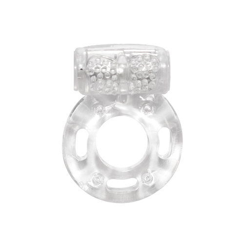 Эрекционное кольцо с вибрацией Rings Axle-pin white