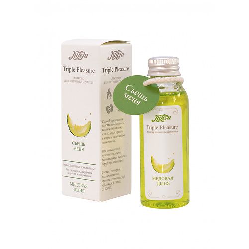 Эликсир для интимного ухода  Triple Pleasure  Медовая дыня 65 гр