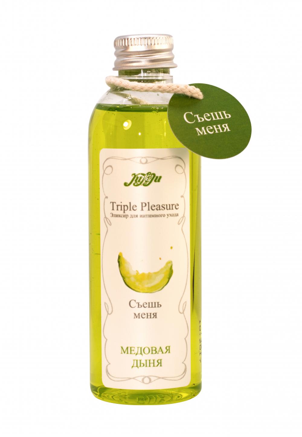 Фотография Эликсир для интимного ухода "Triple Pleasure" Медовая дыня 130 гр