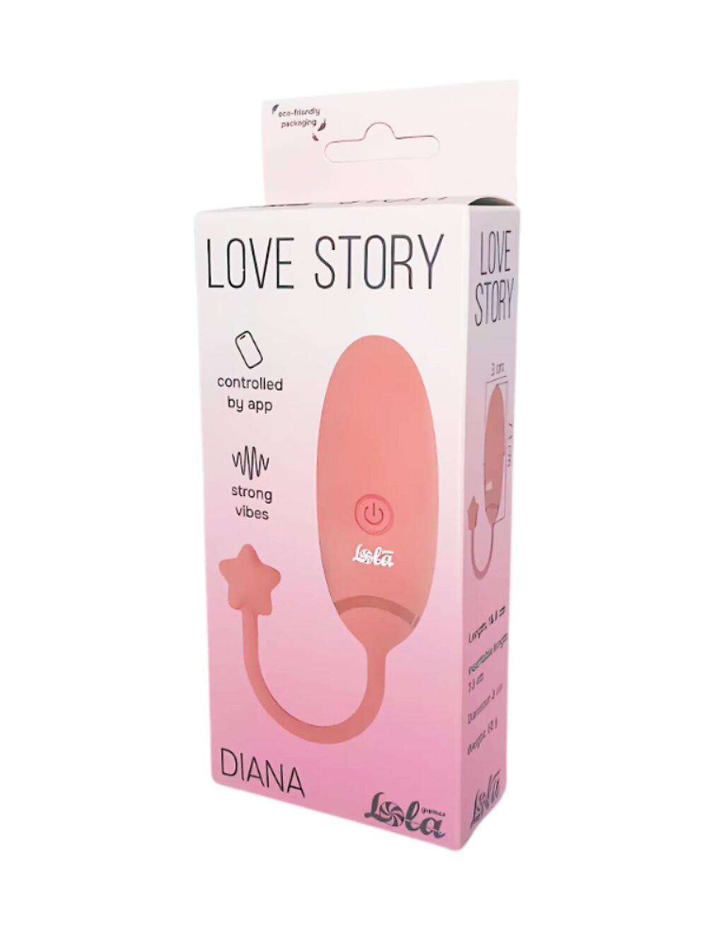 Фотография Вибро яйцо с приложением Diana Love Story Pink