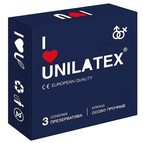 Презервативы Unilatex Extra Strong 3шт 