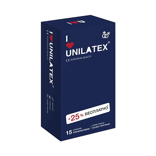Презервативы Unilatex Extra Strong 12 3шт