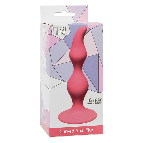 Анальная пробка Curved Anal Plug Pink