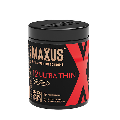 Презервативы Ультратонкие MAXUS Ultra Thin 