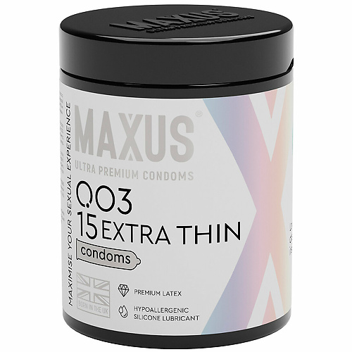 Презервативы Экстремально тонкие MAXUS 003 №15 