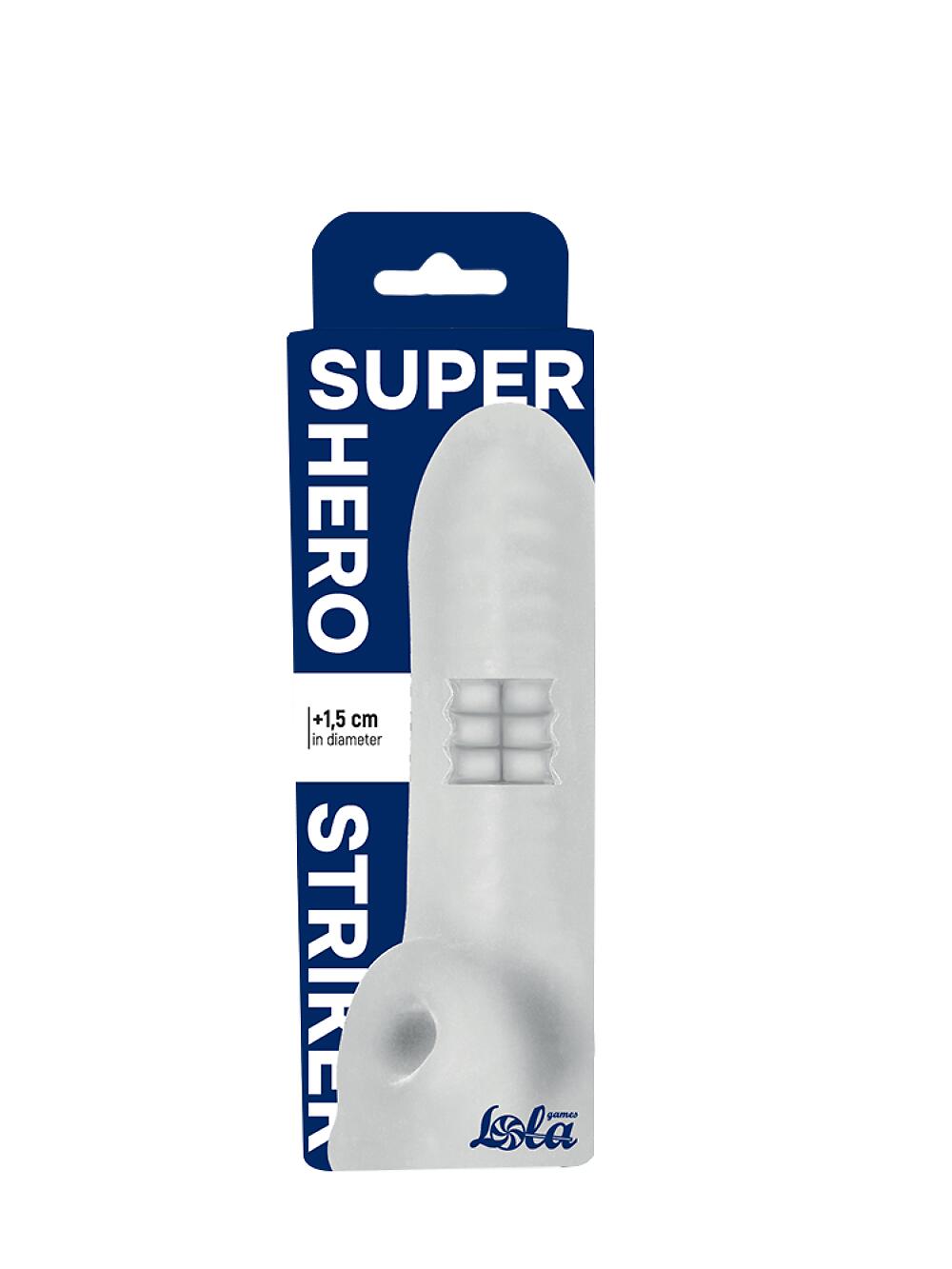 Фотография Фаллоудлинитель Super Hero Striker Whiter