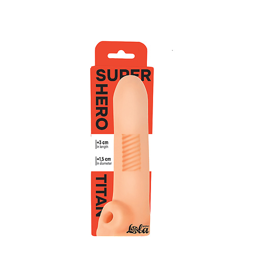 Фаллоудлинитель Super Hero Titan Beige