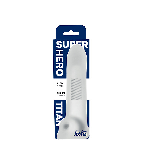Фаллоудлинитель Super Hero Titan White
