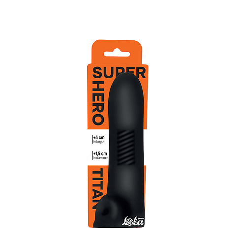 Фаллоудлинитель Super Hero Titan Black