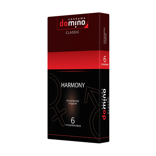 Презервативы гладкие DOMINO CLASSIC Harmony 6 шт.