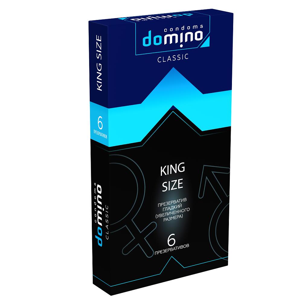 Фотография Презервативы гладкие DOMINO CLASSIC King size 6 шт