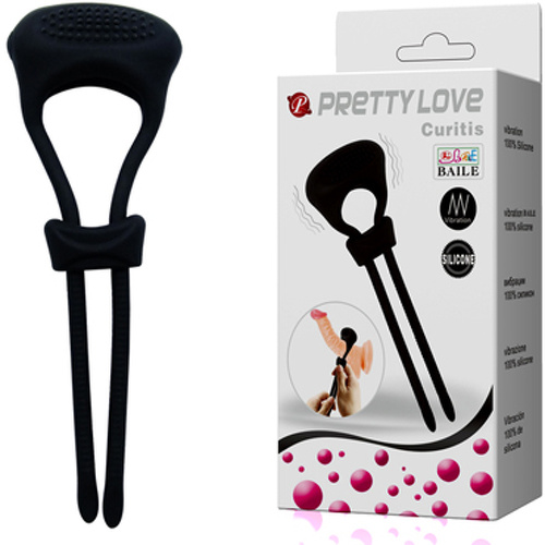Эрекционное кольцо лассо с вибрацией Baile Pretty Love Curitis