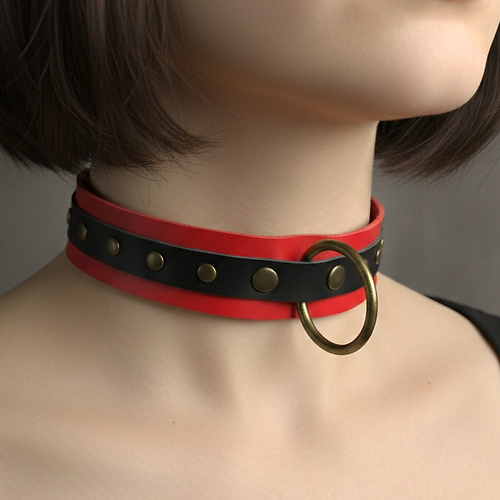 Ошейник из натуральной кожи