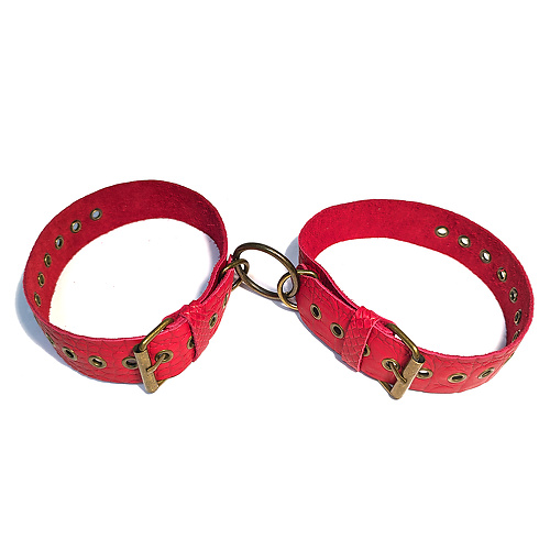 Наручники универсальные кожаные змея