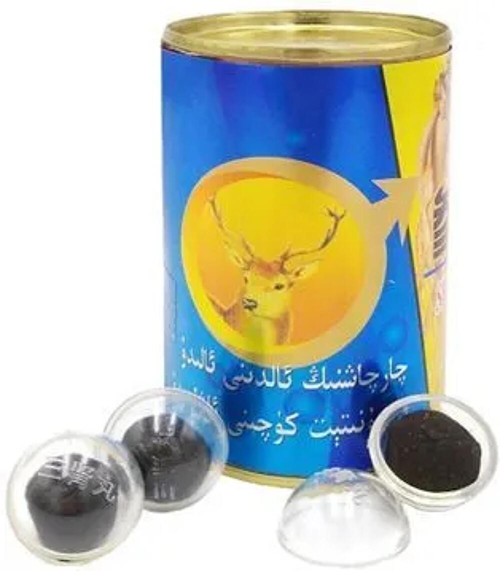 Фотография Золотой Олень (Shen Rong San Shen Bao) травяные шарики для потенции и эрекции, 10 шариков