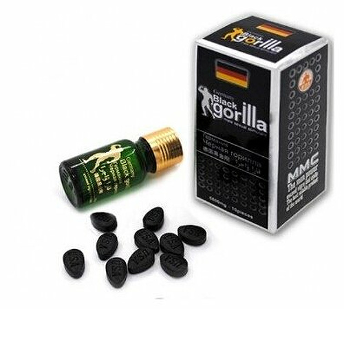 Germany Black Gorilla, Черная горилла, 10 таблеток таблетки для потенции, возбуждающее средство, возбудитель для мужчин