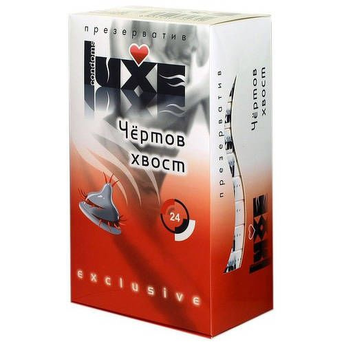 Презервативы с агрессивными шипами LUXE ЧЕРТОВ ХВОСТ