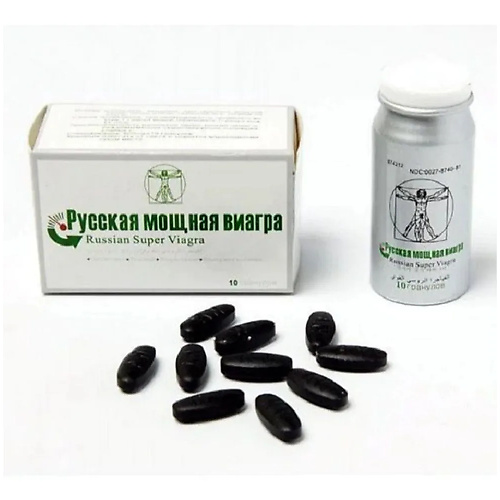 Русская мощная Виагра new, 10 таблеток