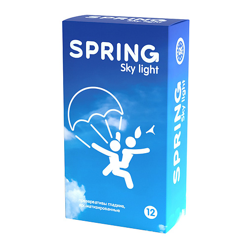 Презервативы SPRING Sky Light, 12 шт. уп. (ультра-тонкие)