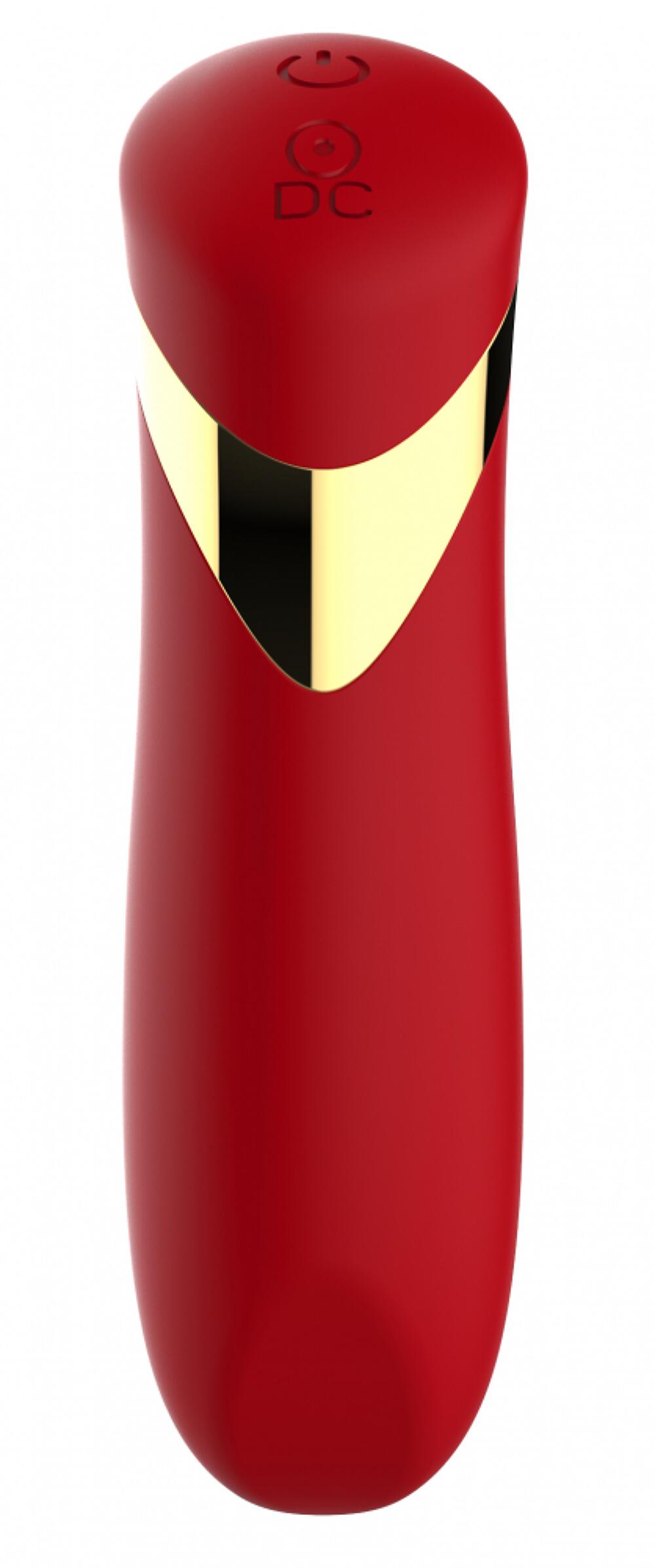 Фотография Силиконовый мини-вибратор красный