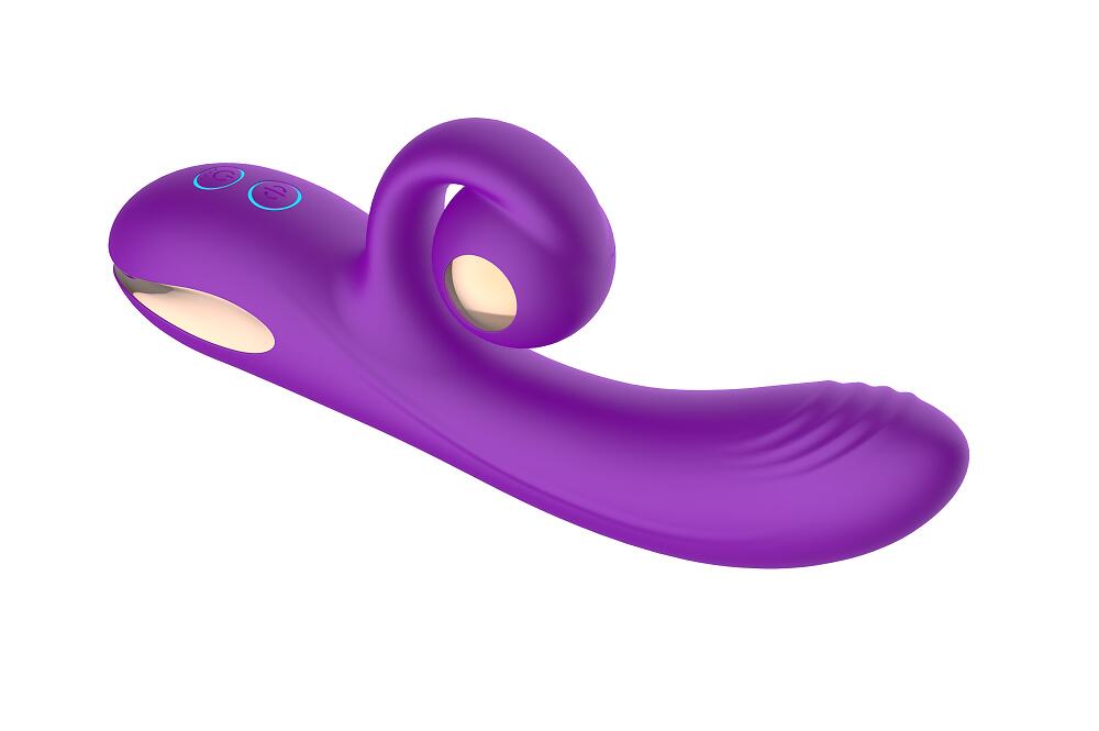 Фотография Силиконовый вибратор-кролик с функцией вращения