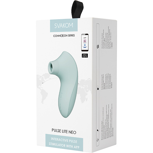 Мембранно-волновой клиторальный стимулятор Pulse Lite Neo Seafoam blue